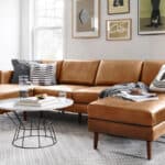 Leather sofas exude an air of sophistication and elegance that can transform any room.