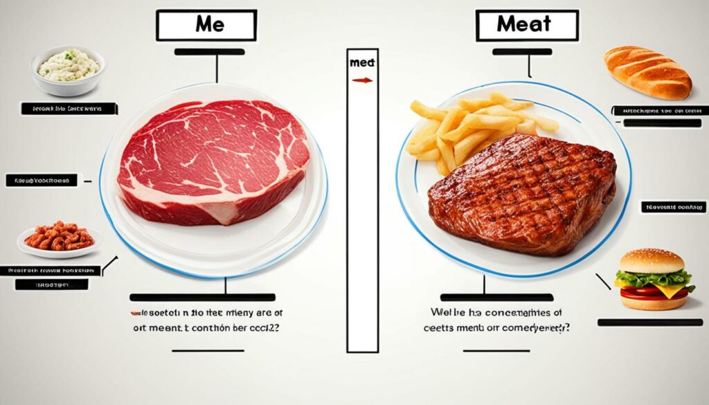 examples of meet and meat